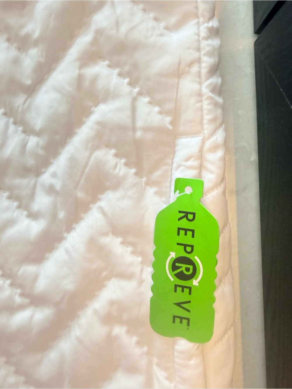 Oceania Branded Holloway White Quilted Vest with Navy Crest - Picture 5 of 5